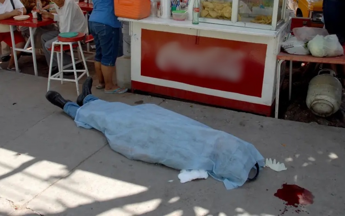 Nạn nhân của 1 vụ bạo lực ở Mexico. Ảnh: Business Insider.
