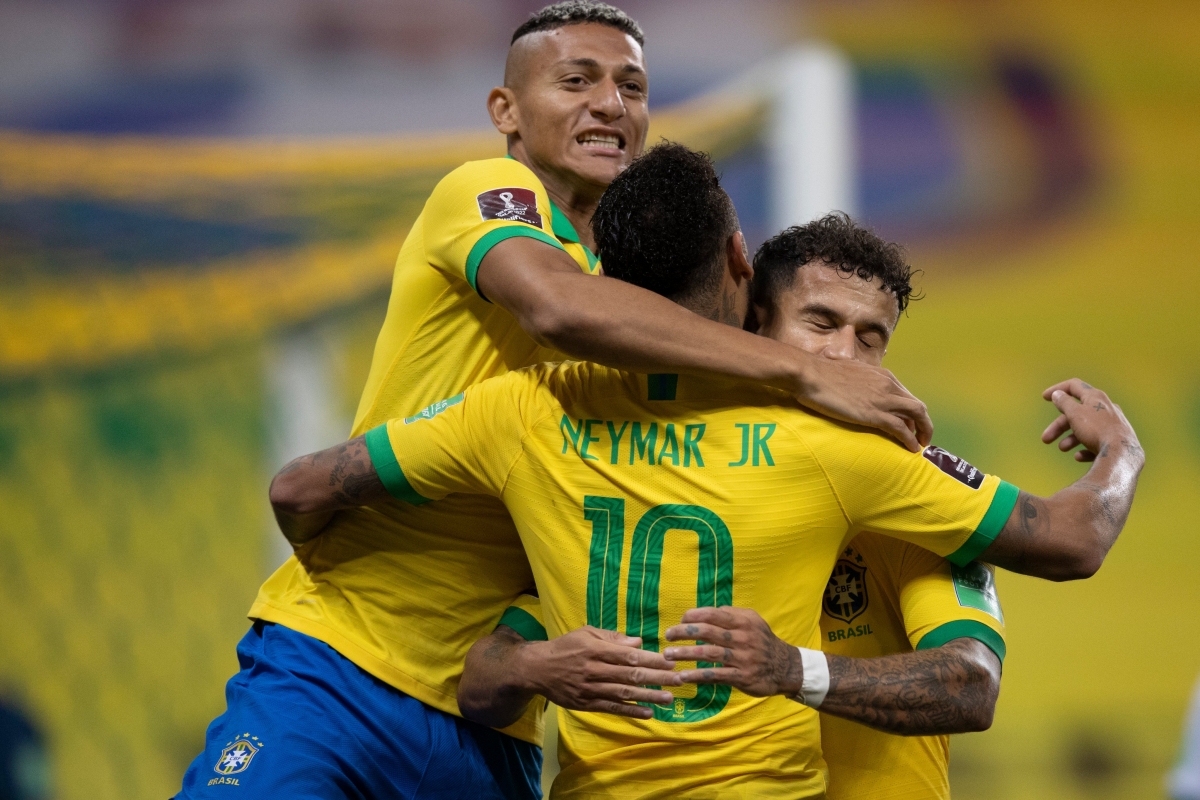 Brazil khởi đầu tưng bừng ở Vòng loại World Cup 2022 khu vực Nam Mỹ. (Ảnh: Getty)