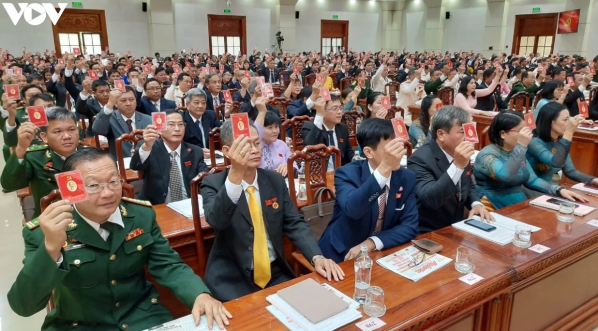 Đại hội đại biểu Đảng bộ tỉnh Tiền Giang.