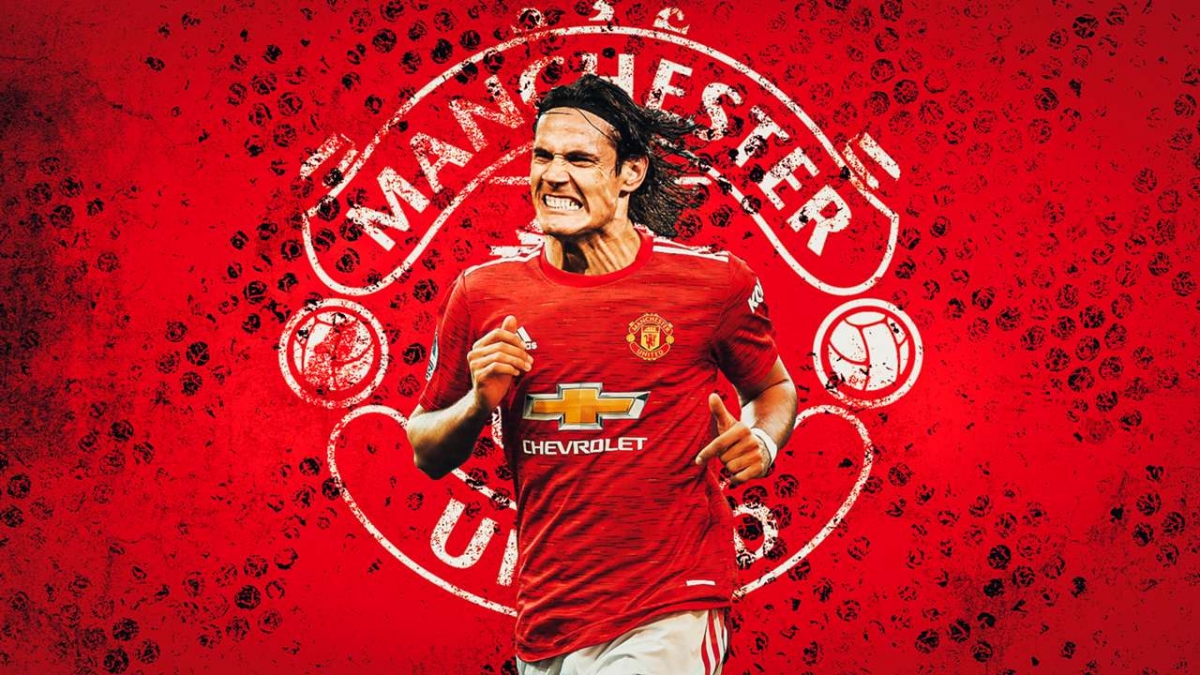Edinson Cavani ký hợp đồng 1 năm với MU, kèm theo điều khoản gia hạn thêm 1 năm. (Ảnh: Goal)