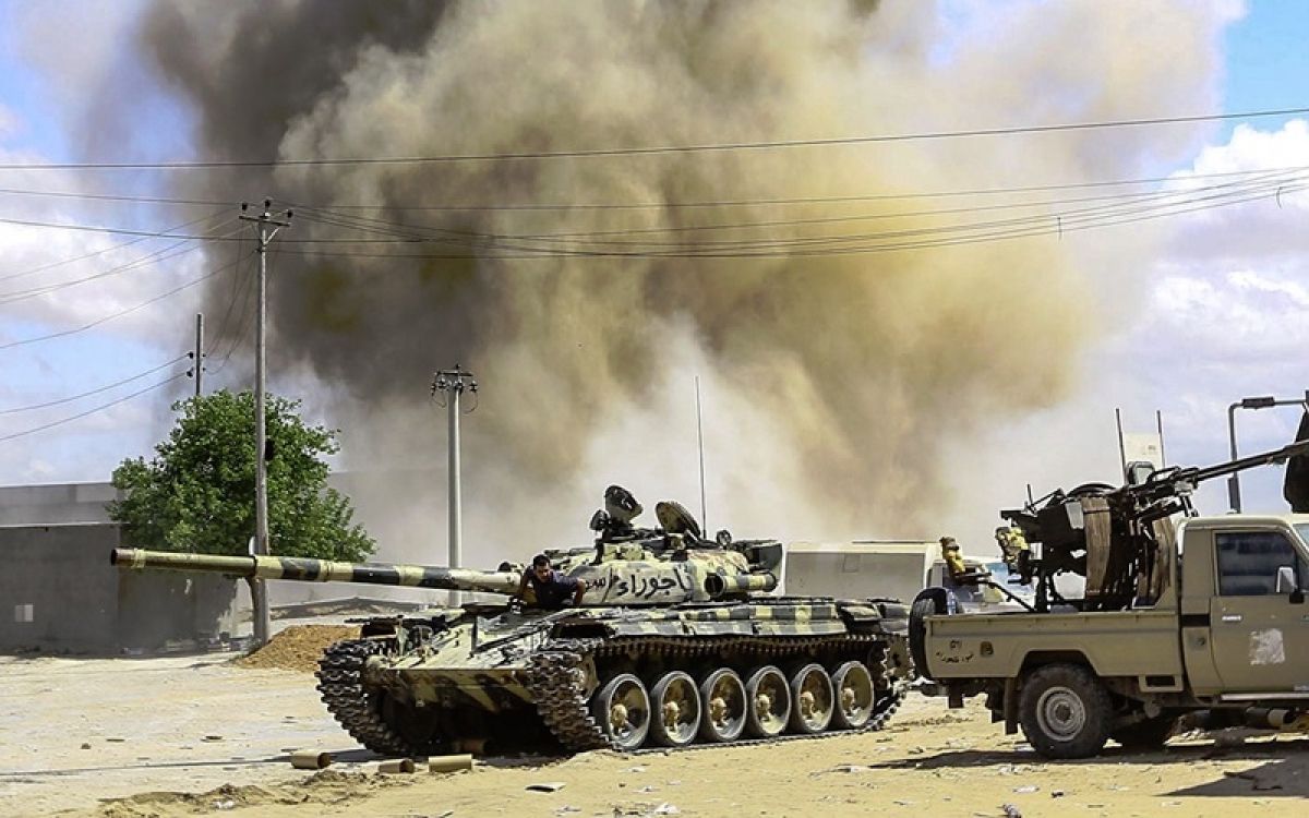 Chiến sự tại Libya. Ảnh: NYT.