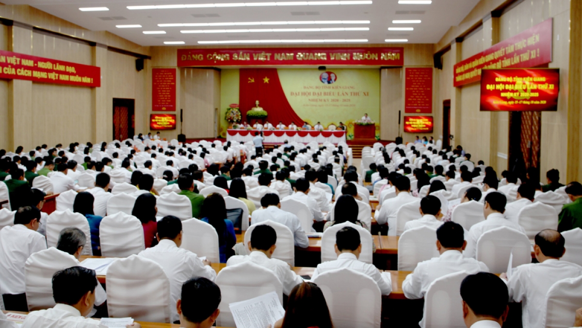 Đại hội đại biểu Đảng bộ tỉnh Kiên Giang lần thứ XI chính thức khai mạc