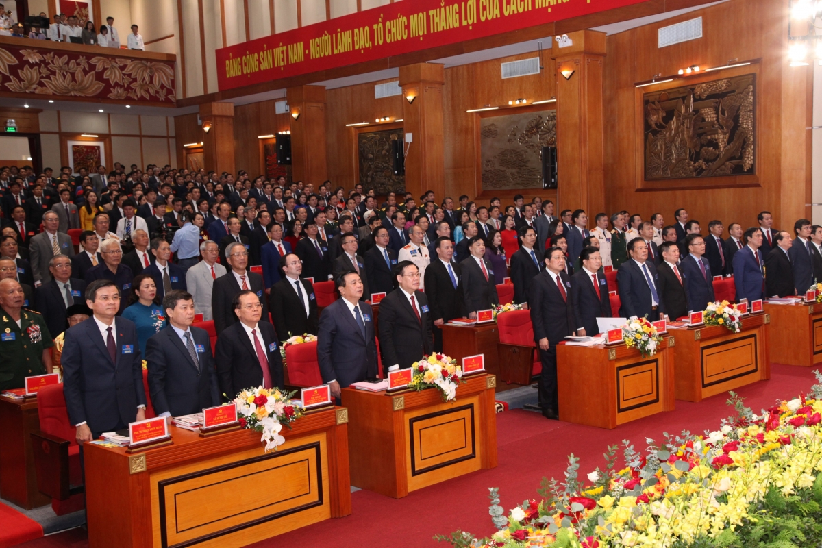  Khai mạc Đại hội Đảng bộ tỉnh Vĩnh Phúc lần thứ XVII