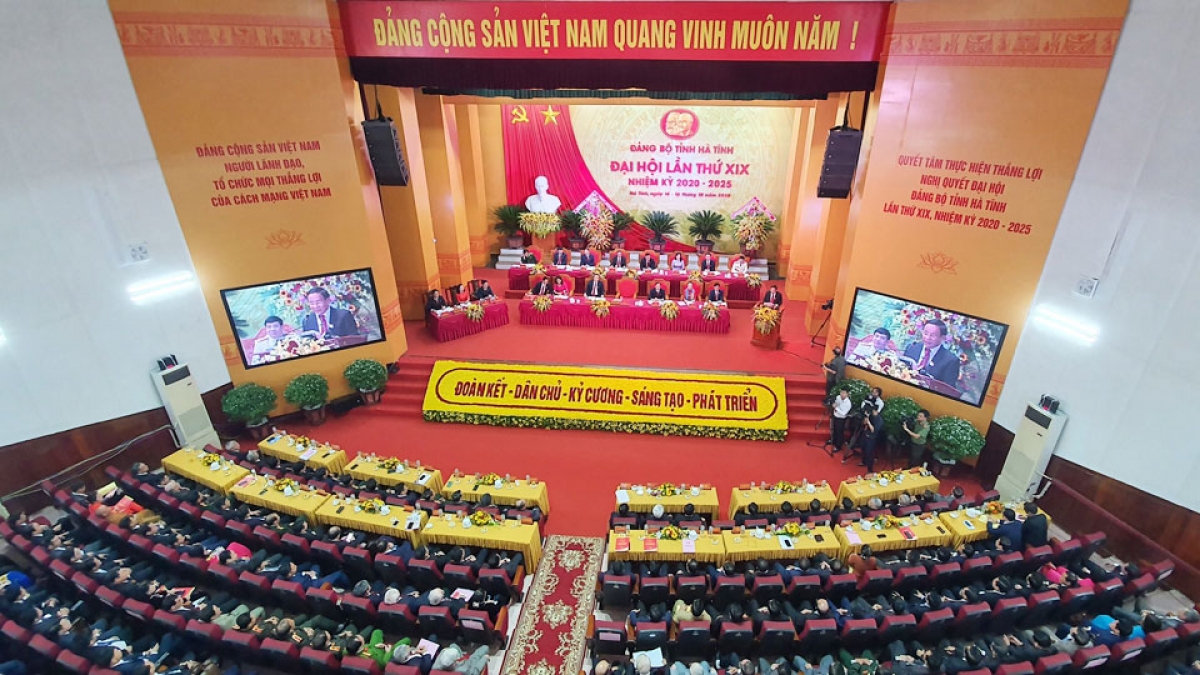 Toàn cảnh Đại hội (ảnh: báo Hà Tĩnh)