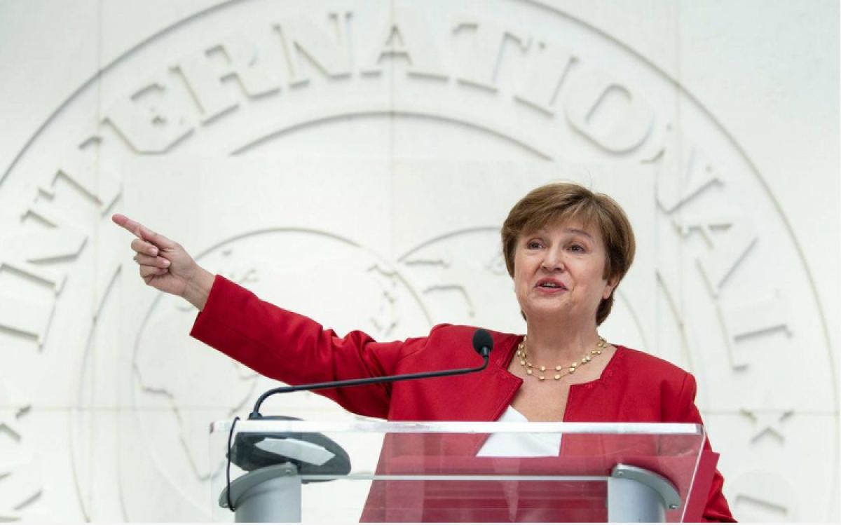 Tổng giám đốc điều hành Quỹ tiền tệ quốc tế (IMF) Kristalina Georgieva. Ảnh: Doanhnhansaigon