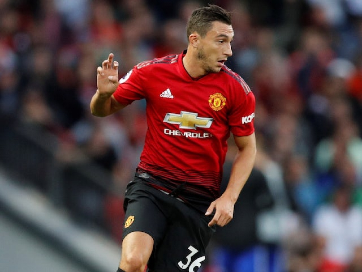 Matteo Darmian đầu quân cho Inter Milan theo bản hợp đồng cho mượn (Ảnh: Reuters).