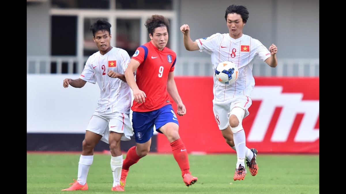 U19 Việt Nam nhận thất bại đậm trước U19 Hàn Quốc ngày này 6 năm trước. (Ảnh: AFC).