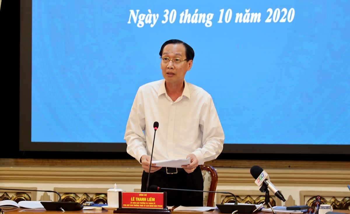 Ông Lê Thanh Liêm, PCT thường trực UBND TP HCM.