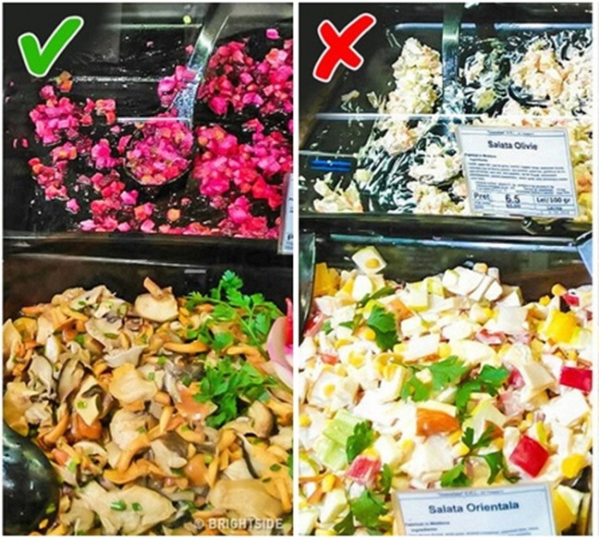 Cẩn trọng khi mua salad chế biến sẵn (Ảnh minh họa internet)
