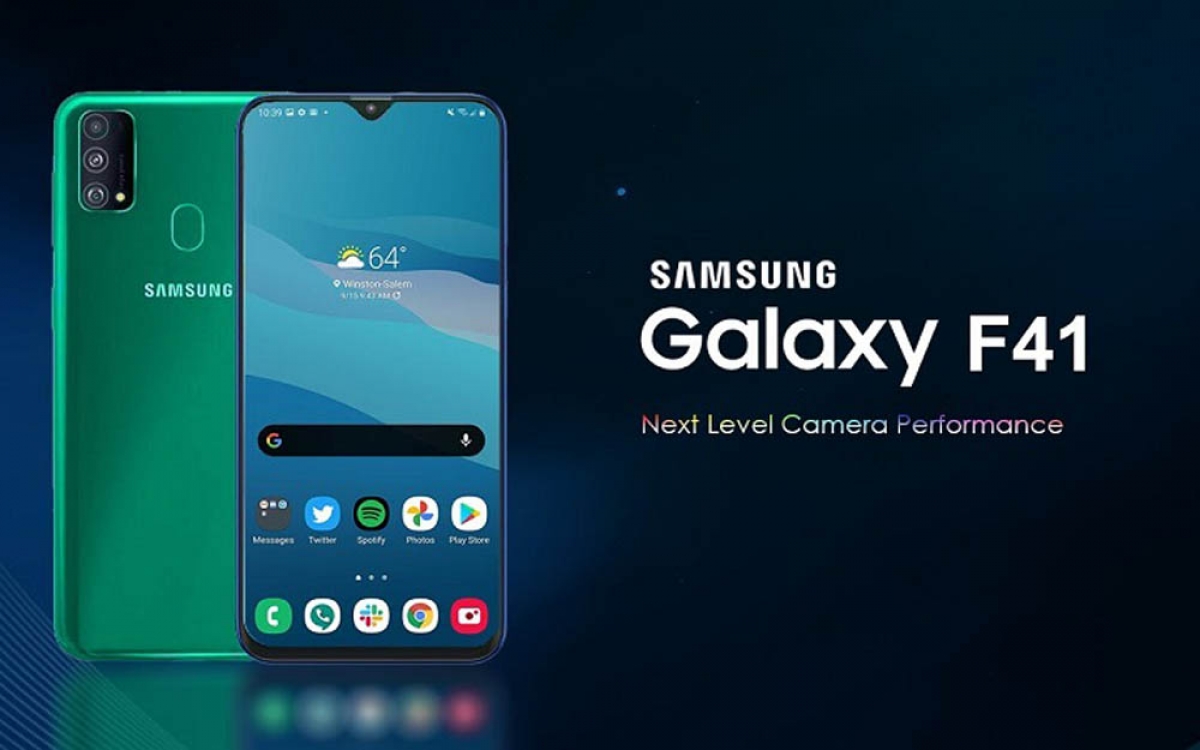 Samsung Galaxy F41 trình làng ngày 8/10/2020.