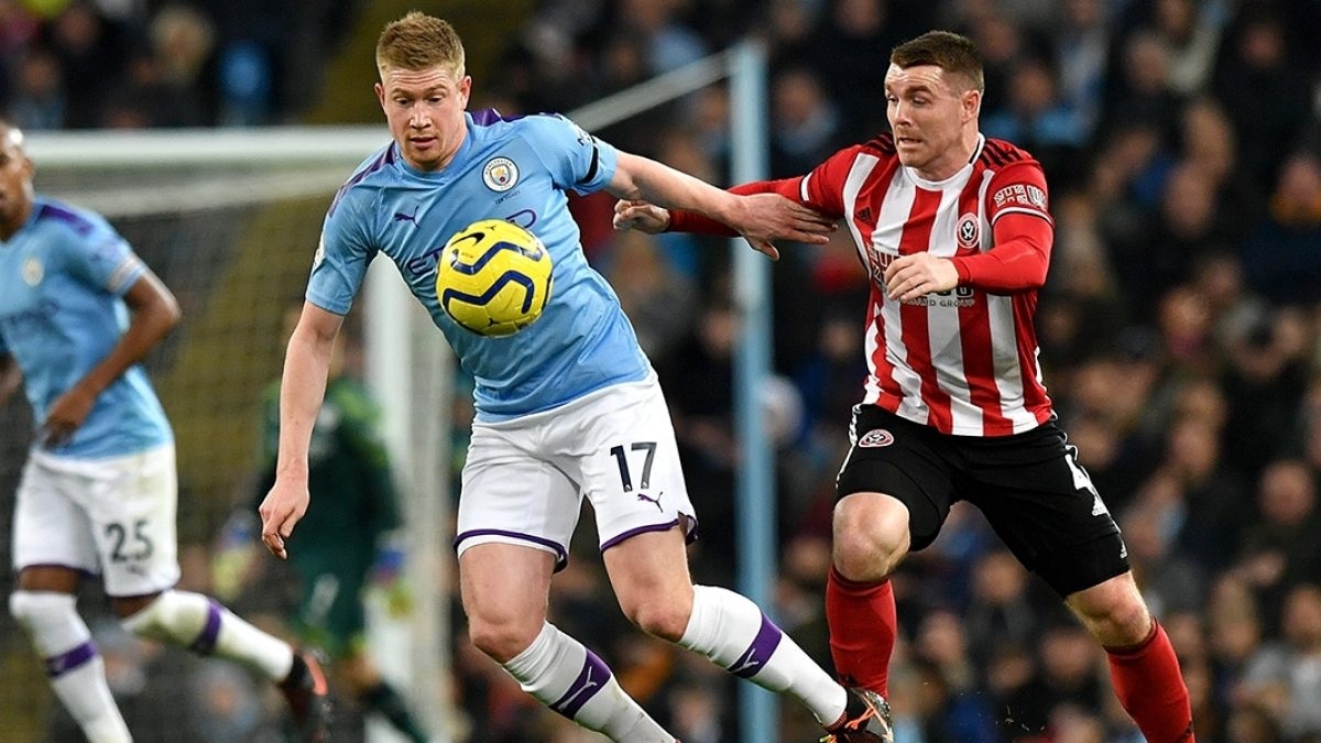 Man City đã thắng Sheffield trong cả 2 lần đối đầu ở Premier League mùa trước. (Ảnh: Getty)