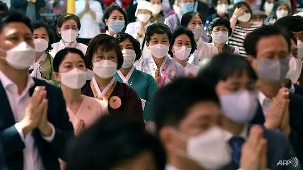 Số ca nhiễm Covid-19 tại Hàn Quốc đang tăng trở lại. (Ảnh: AFP)