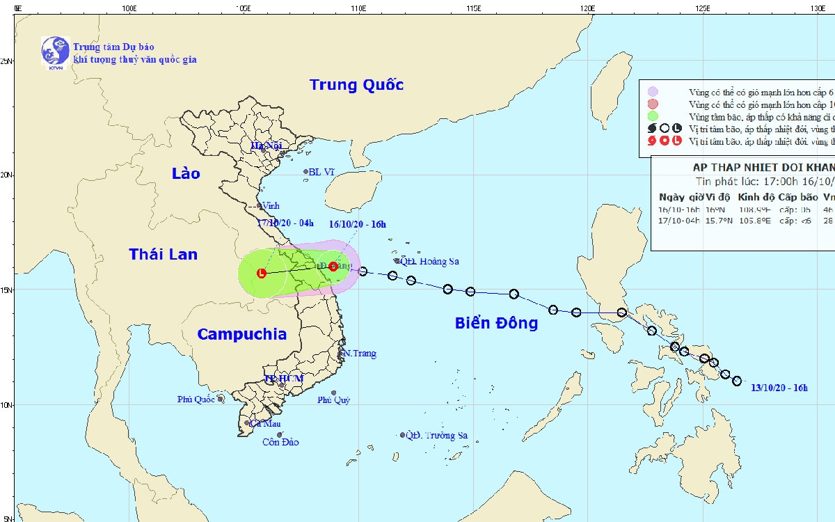 Tàu thuyền có nguy cơ cao chịu ảnh hưởng gió giật ở vùng áp thấp nguy hiểm.