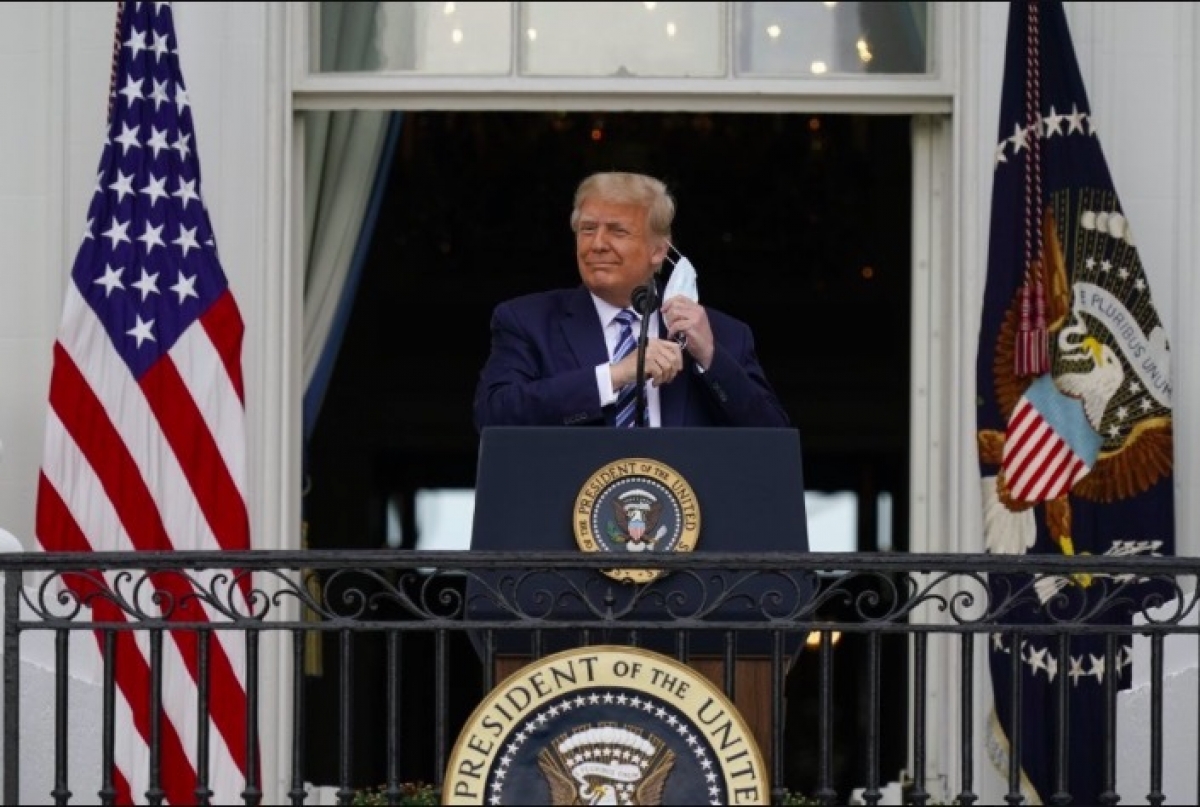 Tổng thống Mỹ Donald Trump. Ảnh: AP.