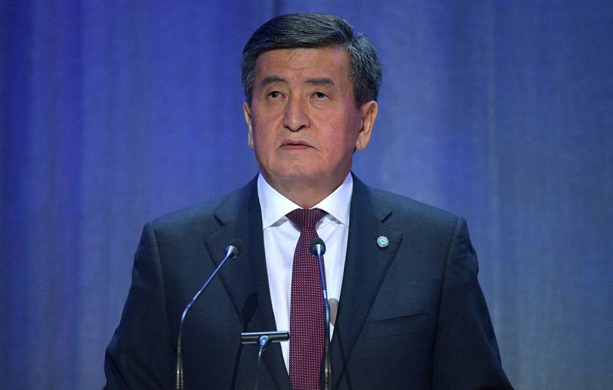 Tổng thống Kyrgyzstan Sooronbai Jeenbekov. Nguồn: TASS