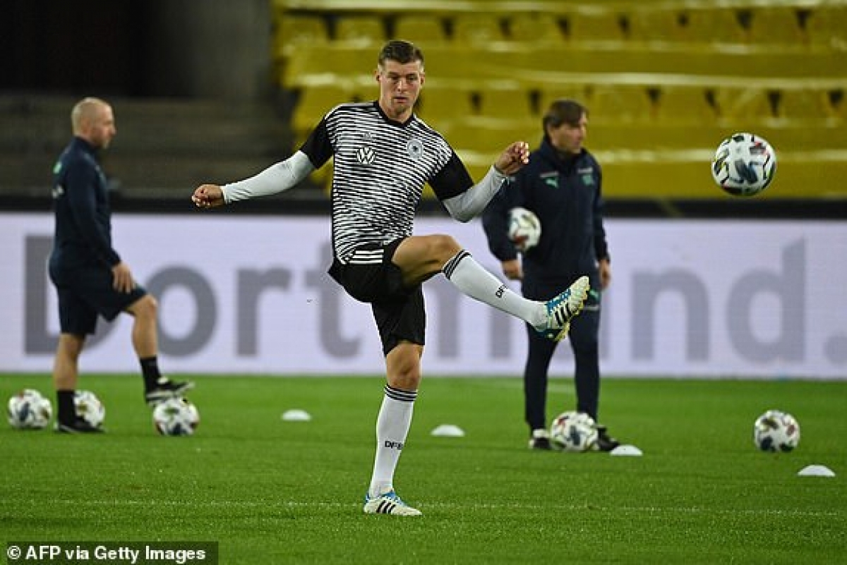 Toni Kroos có trận đấu thứ 100 trong màu áo ĐTQG. (Ảnh: Getty).