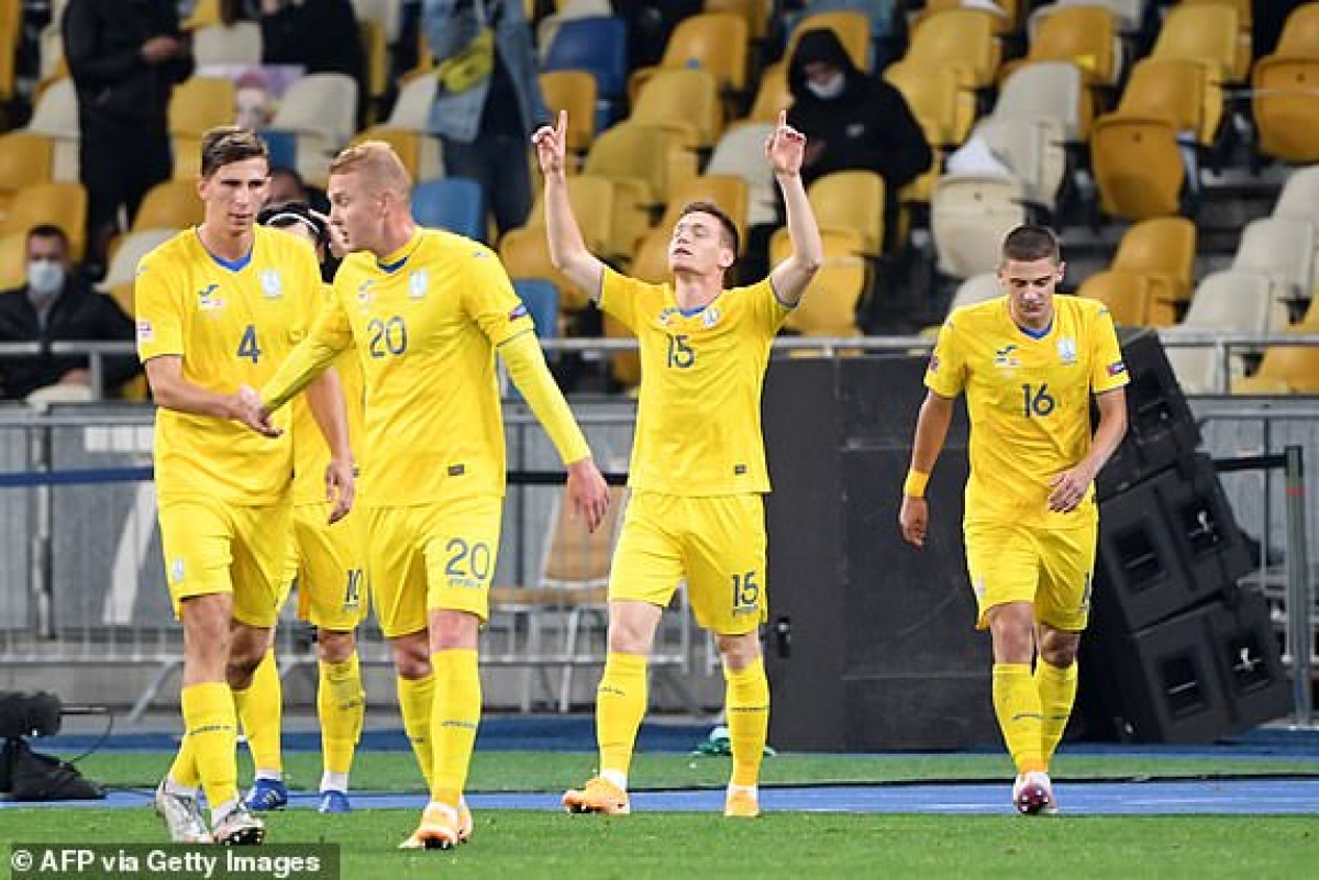 Viktor Tsygankov mang về thắng lợi bất ngờ cho Ukraine trước Tây Ban Nha. (Ảnh: Reuters).