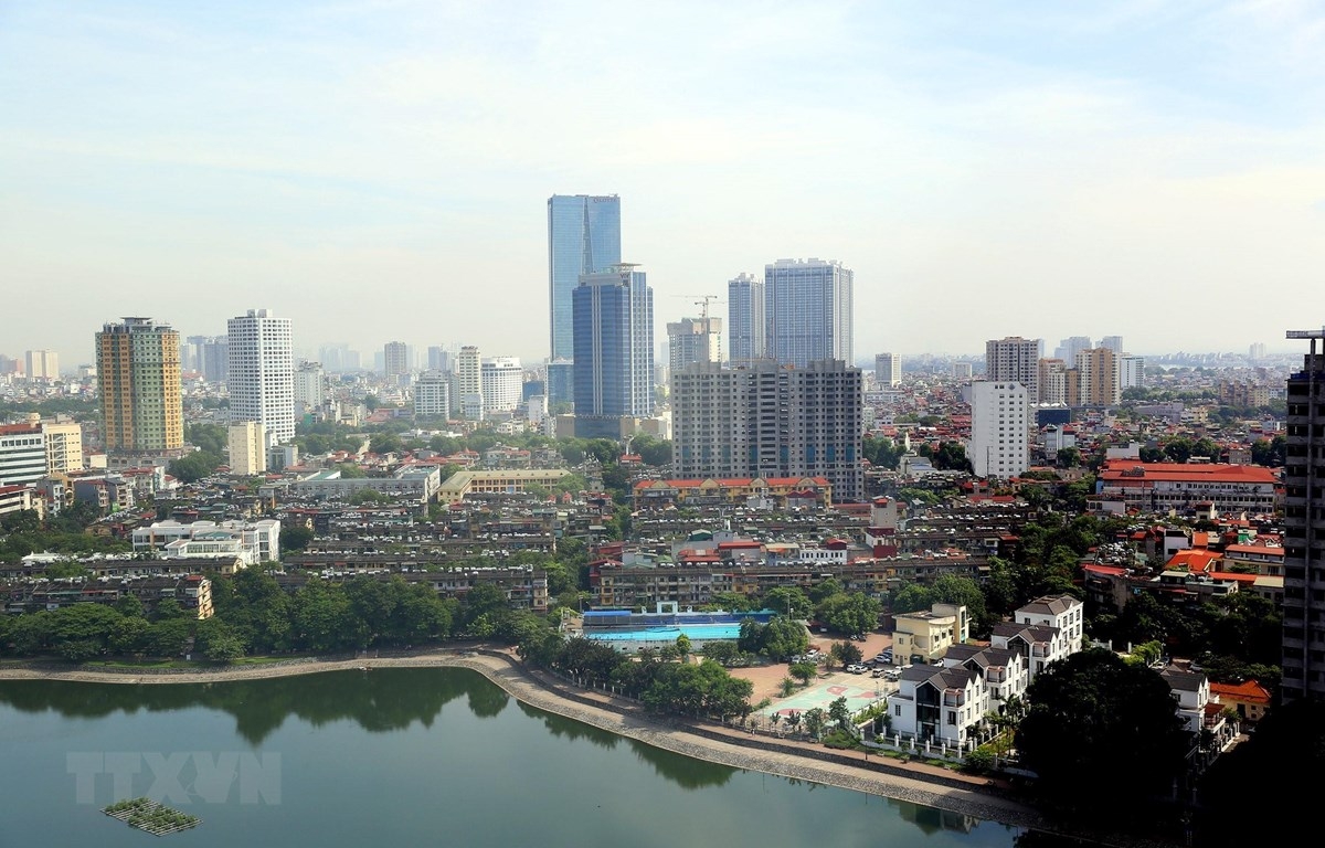 Một góc thủ đô Hà Nội hiện đại hôm nay (Ảnh: TTXVN)