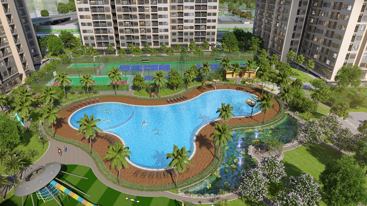 Grand Sapphire 2 sở hữu tiện ích nội khu phong phú, mang lại chuẩn sống đẳng cấp “như resort” ngay trước thềm căn hộ.