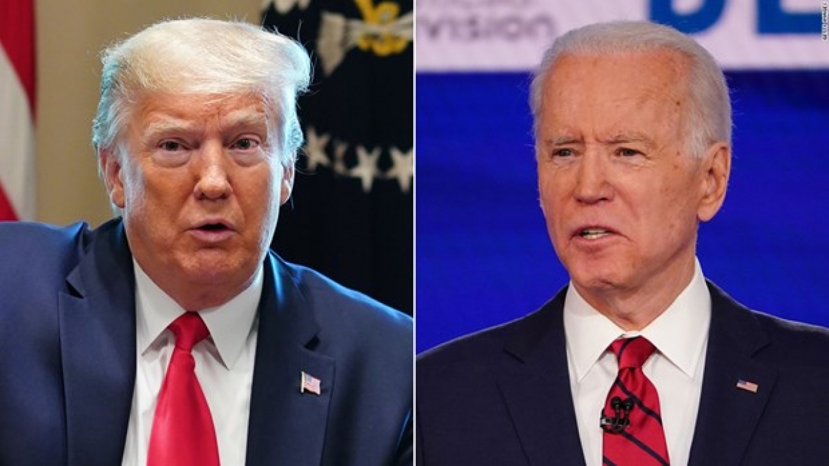 Tổng thống Mỹ Donald Trump và ứng cử viên đảng Dân chủ Joe Biden đang cạnh tranh quyết liệt ở bang Ohio. (Ảnh: CNN)