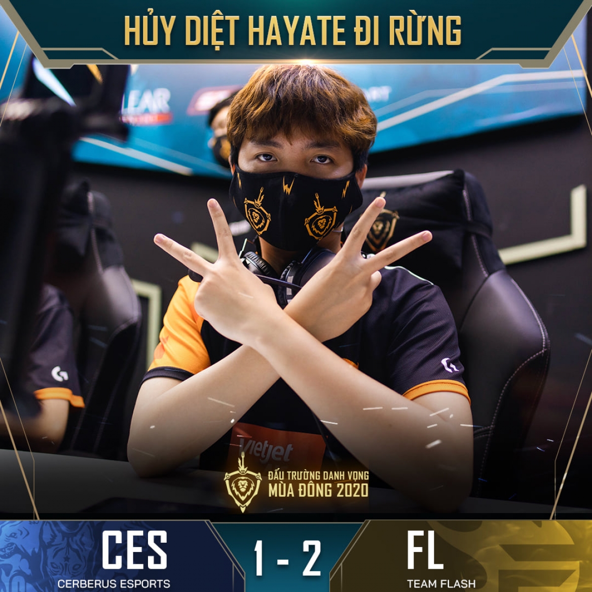ADC đưa Team Flash trở lại quỹ đạo thắng với đúng "nội tại" 3-1 thường thấy ở mùa giải năm nay. (Ảnh: Cao thủ Liên quân).