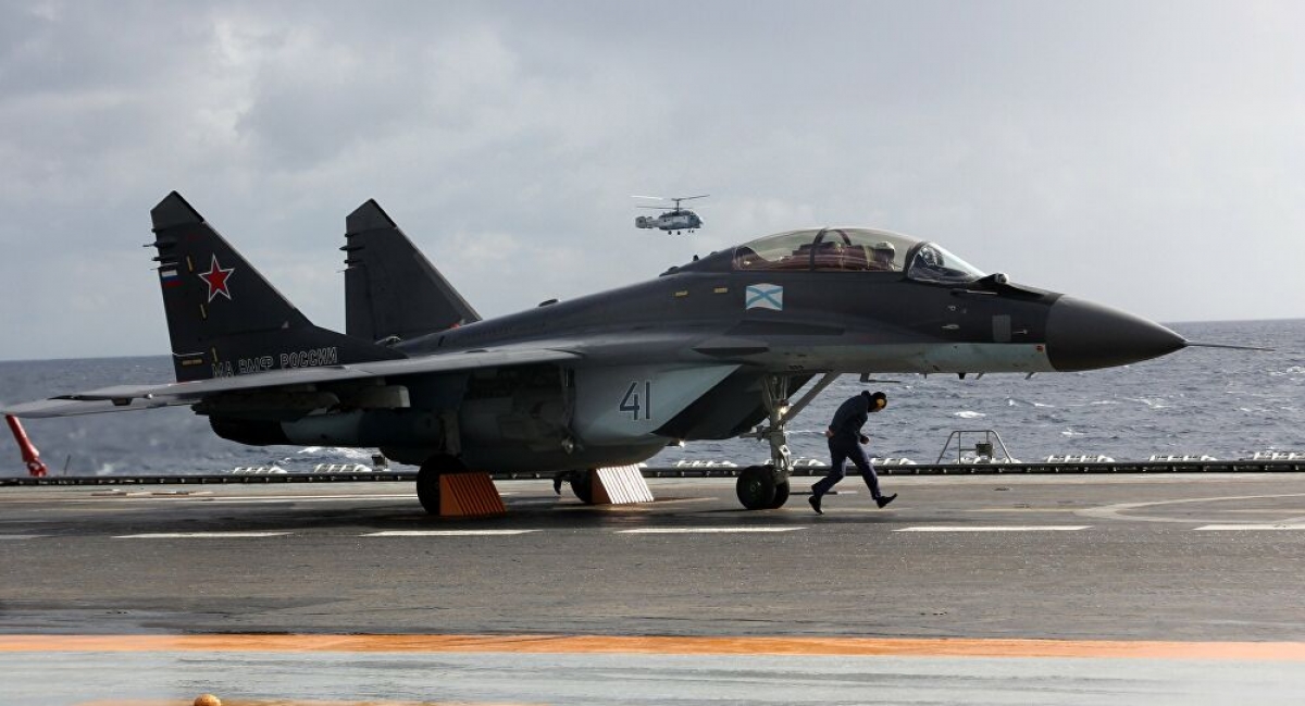 Tiêm kích MiG-29k. Ảnh: Sputnik