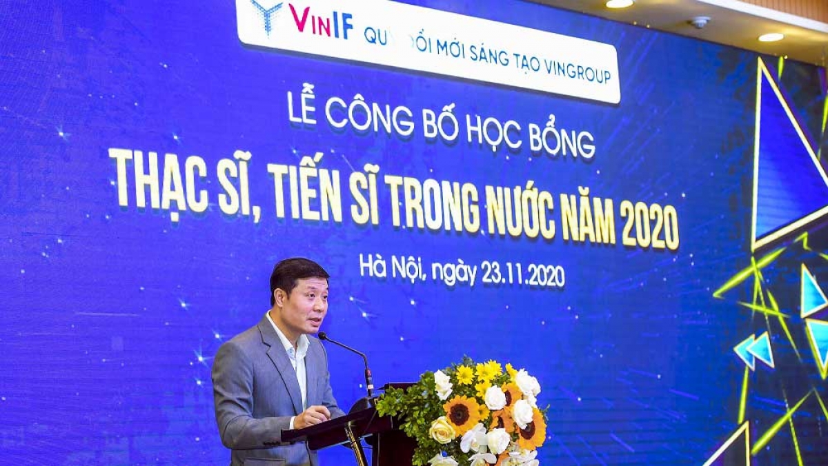 GS. Vũ Hà Văn (Giám đốc Khoa học Quỹ Đổi mới sáng tạo Vingroup) khẳng định: VinIF luôn nỗ lực hết sức để đồng hành cùng đội ngũ các nhà nghiên cứu trẻ, các cán bộ nghiên cứu khoa học.