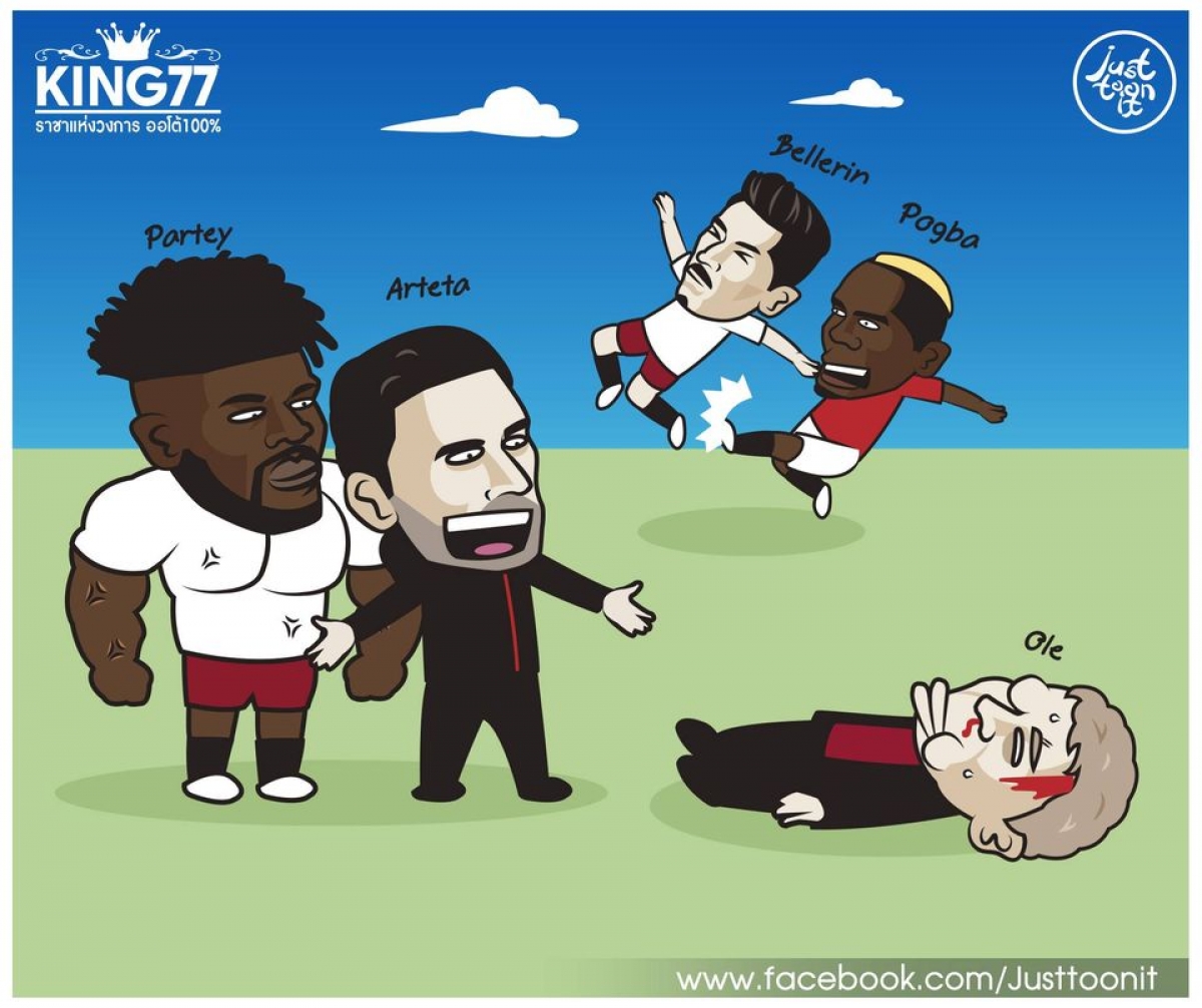 HLV Arteta đánh bại HLV Solskjaer.