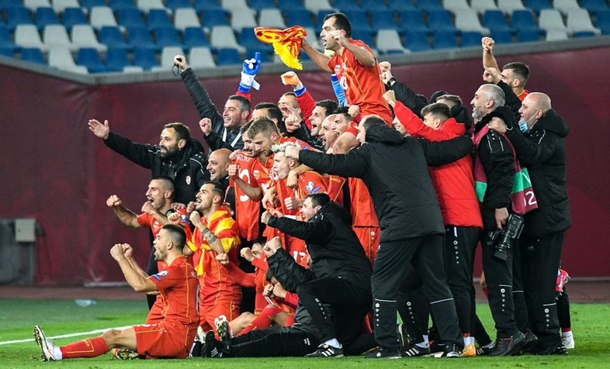 21. North Macedonia - thắng play-off nhóm D