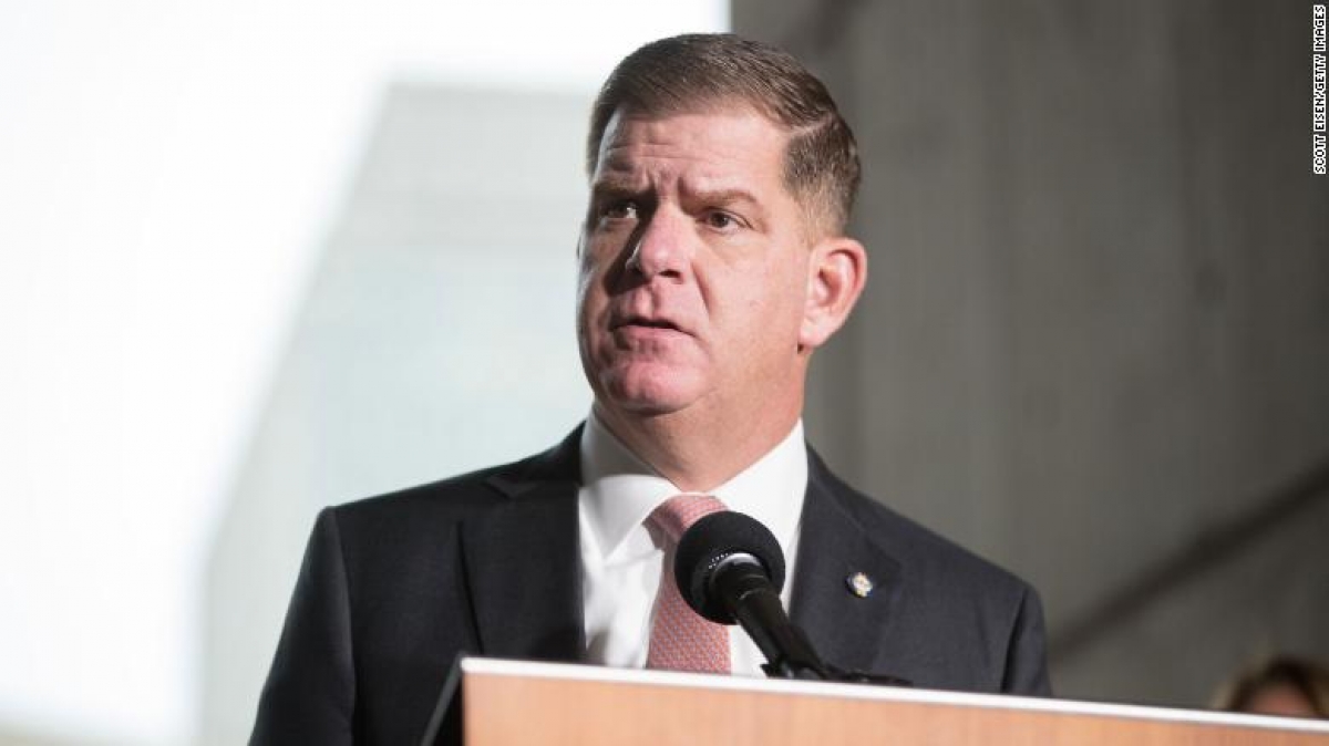 Thị trưởng Marty Walsh. Ảnh: CNN 