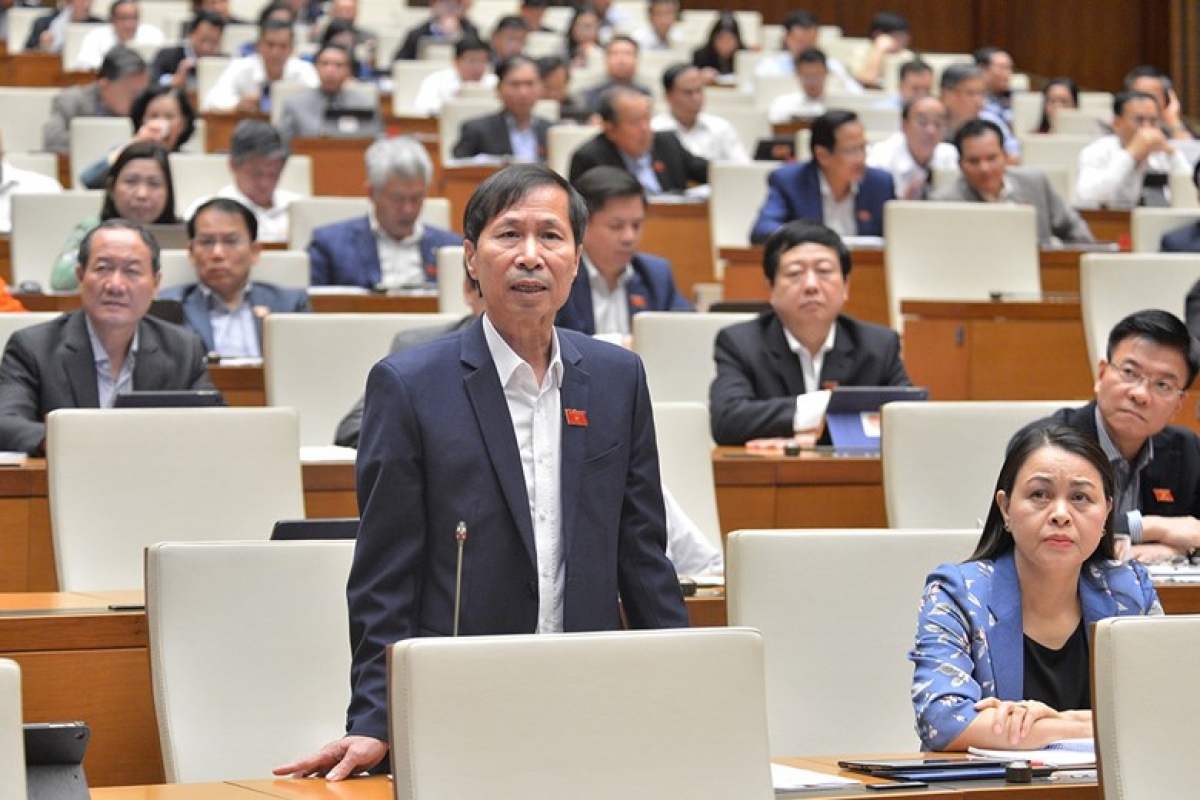 Đại biểu Bùi Văn Phương (Đoàn ĐBQH Ninh Bình).