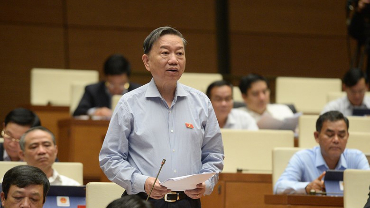 Bộ trưởng Bộ Công an Tô Lâm.