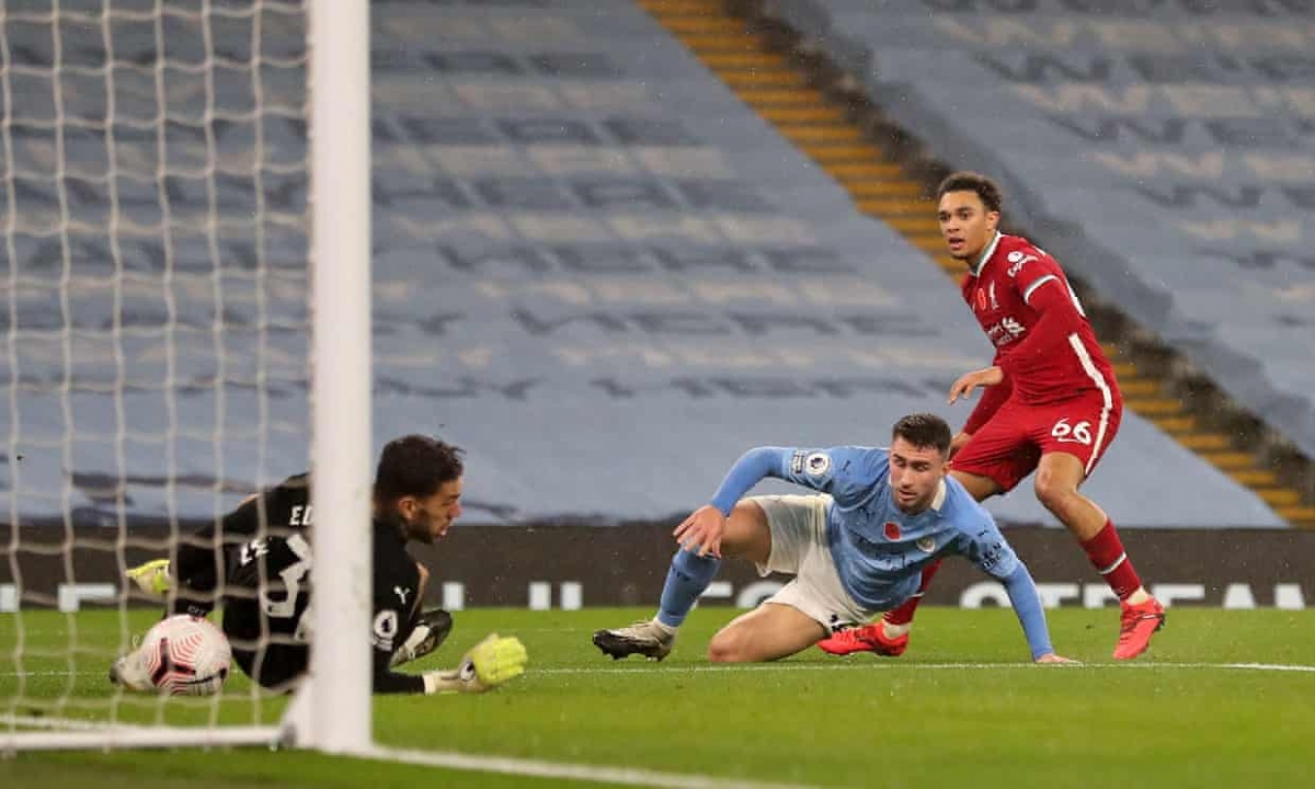 Liverpool suýt ghi bàn ngay sau khi thoát thua. (Ảnh: Getty)