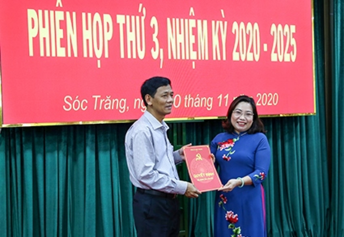 Ông Lâm Văn Mẫn được chỉ định giữ chức Bí thư Đảng ủy Quân sự tỉnh Sóc Trăng. Ảnh: VGP