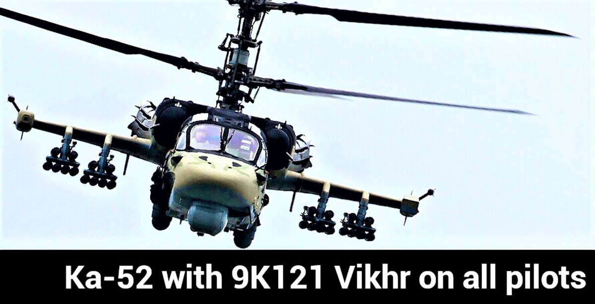 Tên lửa Vikhr được trang bị cho trực thăng chống tăng Ka-52. Nguồn: img.ifcdn.com