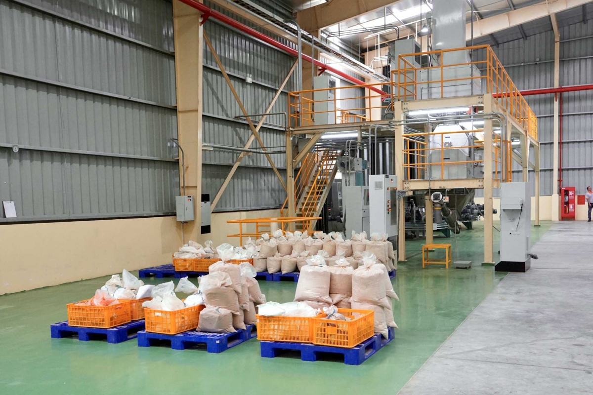 Nhà máy sản xuất thức ăn chăn nuôi Japfa Bình Định.