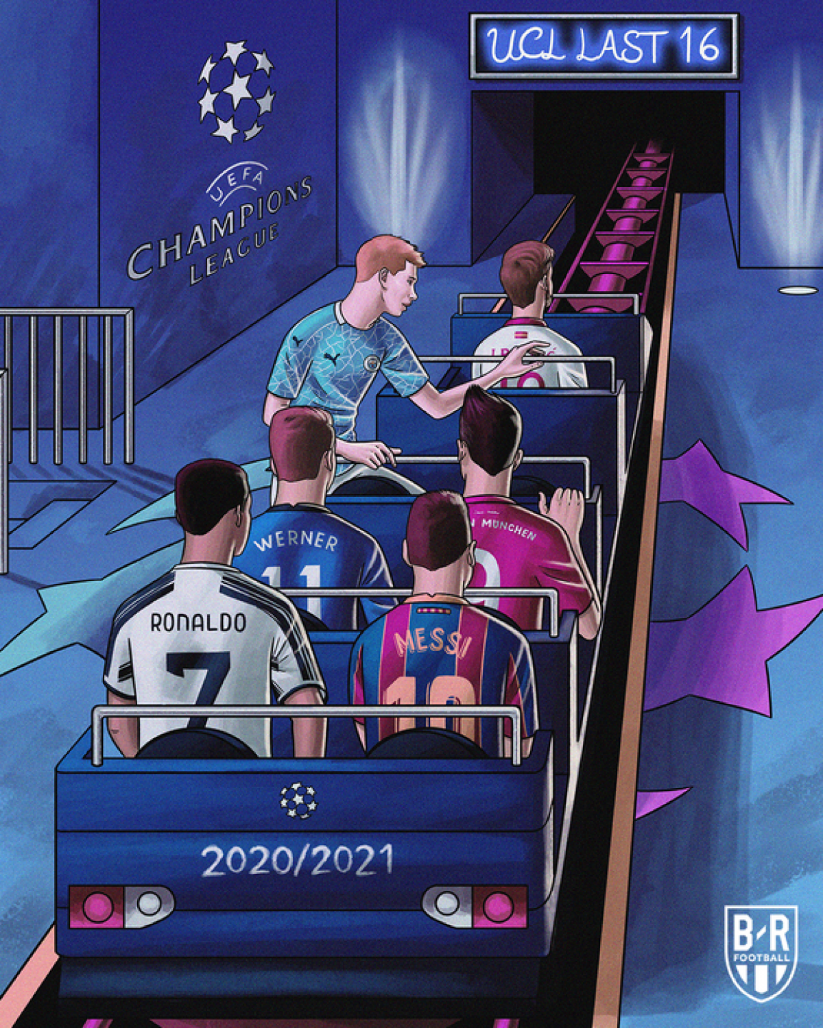 Dàn sao bóng đá thế giới trở về sân chơi quốc nội sau khi chinh chiến ở Champions League 2020/2021.