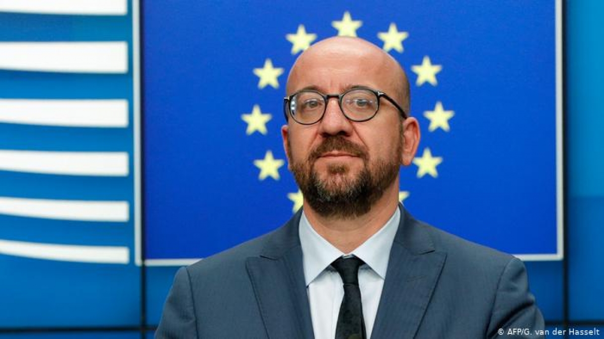 Chủ tịch Hội đồng châu Âu Charles Michel. Ảnh: AFP.