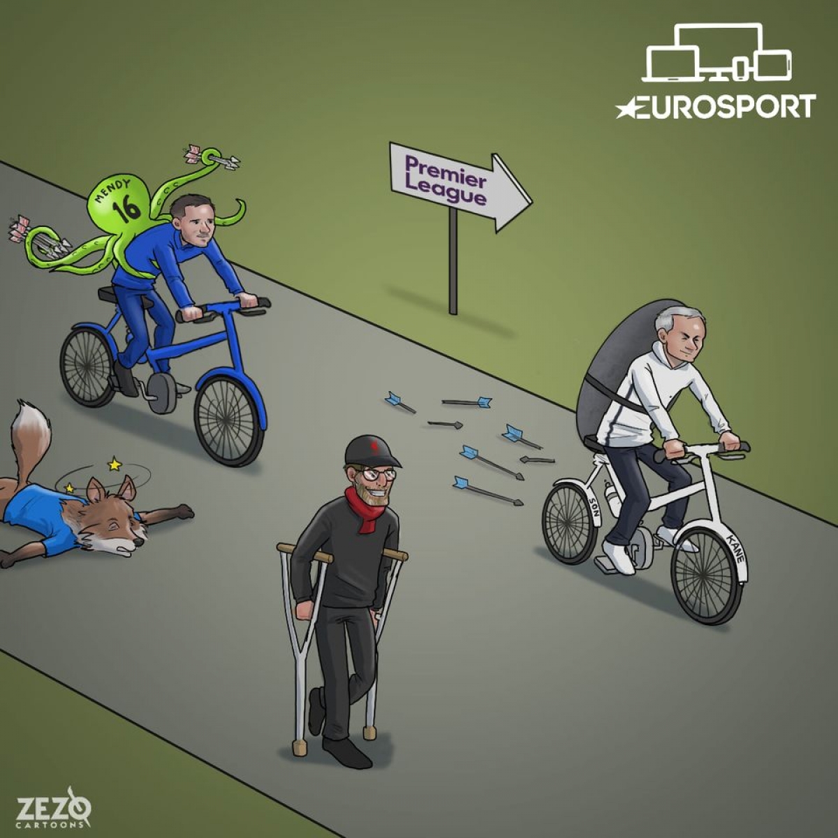 Cuộc đua đến ngôi vô địch Premier League.