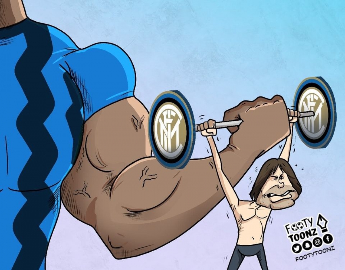 Không có Lukaku, HLV Conte không được mở tiệc.