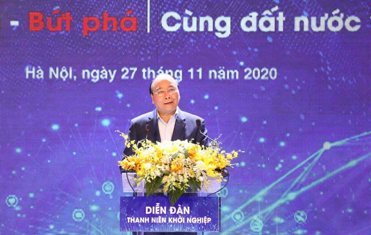 Thủ tướng Chính phủ Nguyễn Xuân Phúc phát biểu tại Techfest 2020
