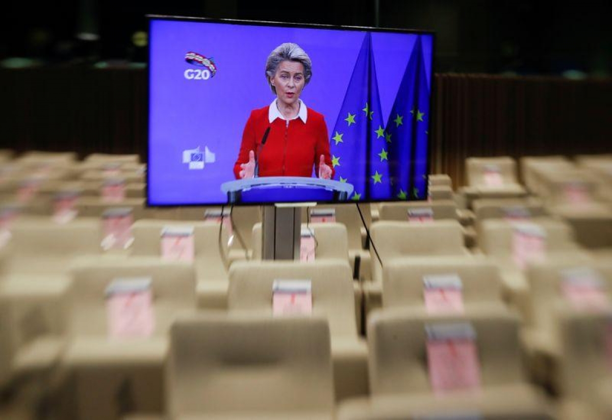 Chủ tịch Ủy ban châu Âu Ursula Von der Leyen. Ảnh: Reuters