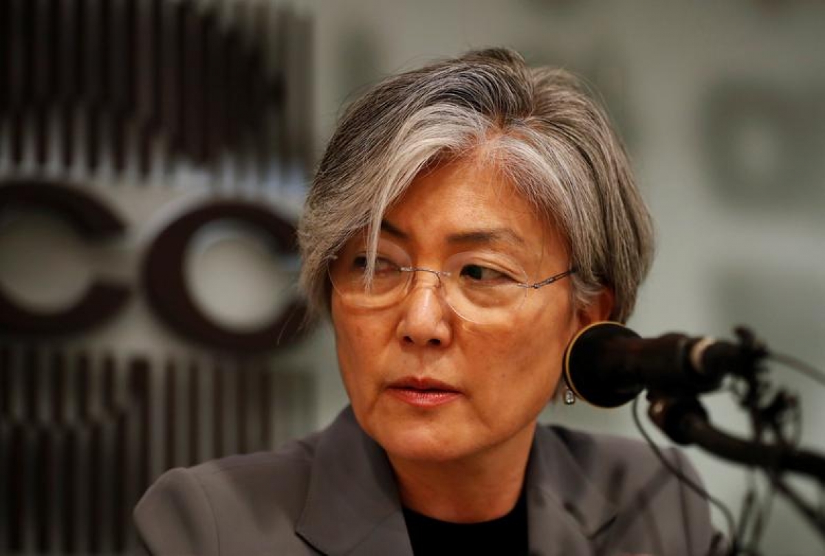Bộ trưởng Ngoại giao Hàn Quốc Kang Kyung-hwa. Ảnh: Reuters