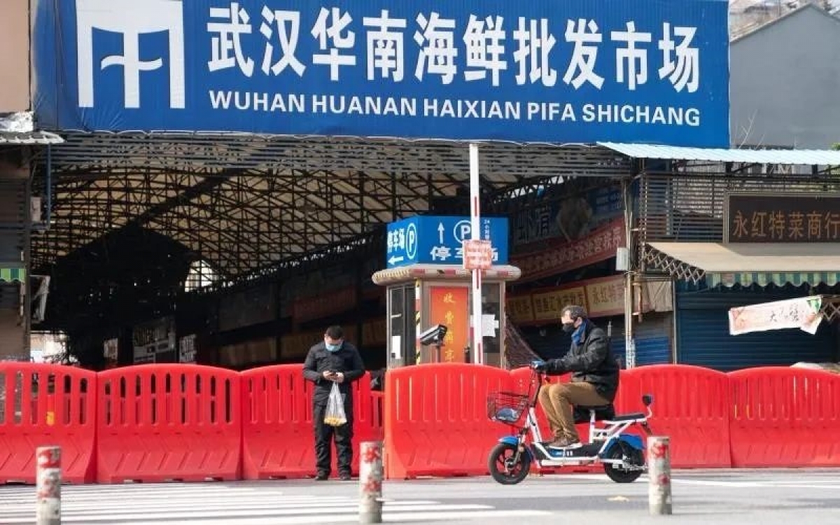 Chợ hải sản Hoa Nam. Ảnh: Tân Hoa xã.