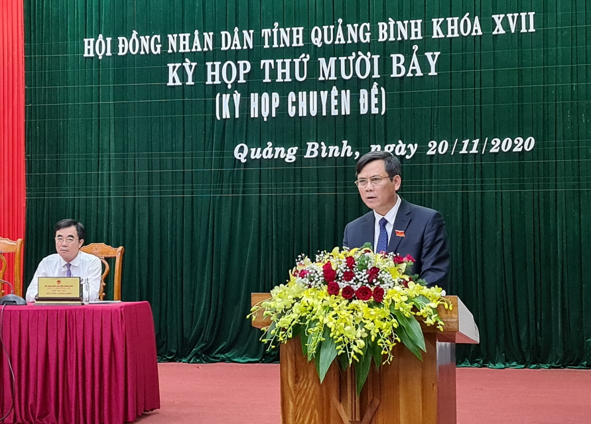 Ông Trần Thắng được bầu giữ chức vụ Chủ tịch UBND tỉnh Quảng Bình.