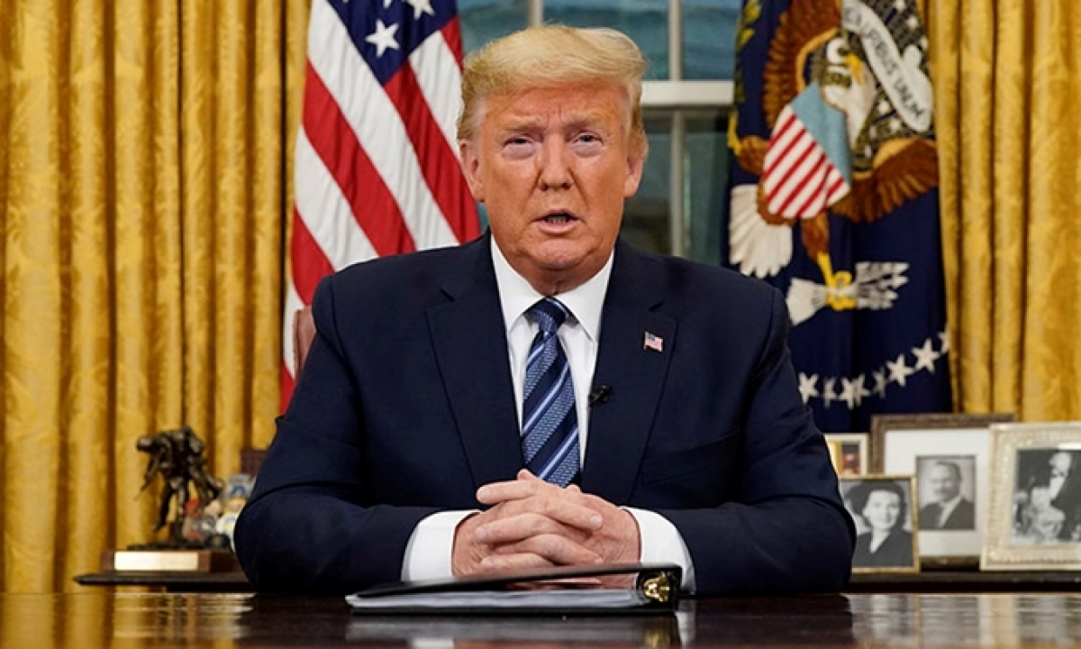 Tổng thống Donald Trump. Ảnh: AP