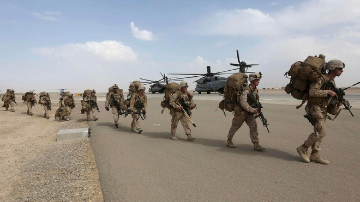 Lính Mỹ và đồng minh tại tỉnh Helmand, Afghanistan. (Ảnh: Reuters)
