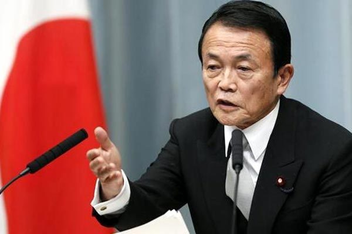 Phó Thủ tướng kiêm Bộ trưởng Tài chính Taro Aso. Ảnh: Mainichi