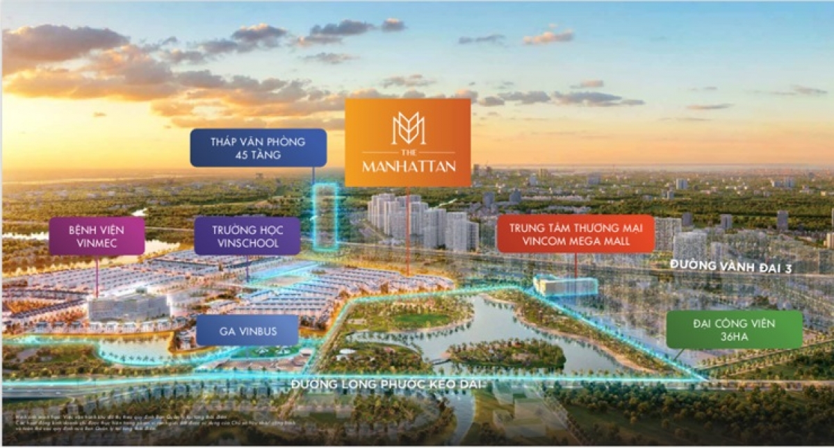 Vinhomes Grand Park bao gồm 4 dự án cao tầng và 2 dự án thấp tầng do Vinhomes trực tiếp phát triển quỹ đất, thiết kế xây dựng, phân phối và vận hành quản lý. Tính đến năm 2020, 4 dự án đã được ra mắt gồm The Rainbow, The Origami, The Manhattan và The Manhattan Glory, mang đến nhiều kỷ lục chưa từng có trên thị trường bất động sản.