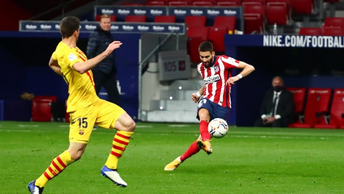 Yannick Carrasco ghi bàn thắng duy nhất của trận đấu (Ảnh: Reuters).